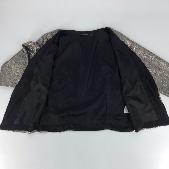 Soya Concept Gold Sequin 3/4 Sleeve Blazer, 38 - Picture 12 of 16